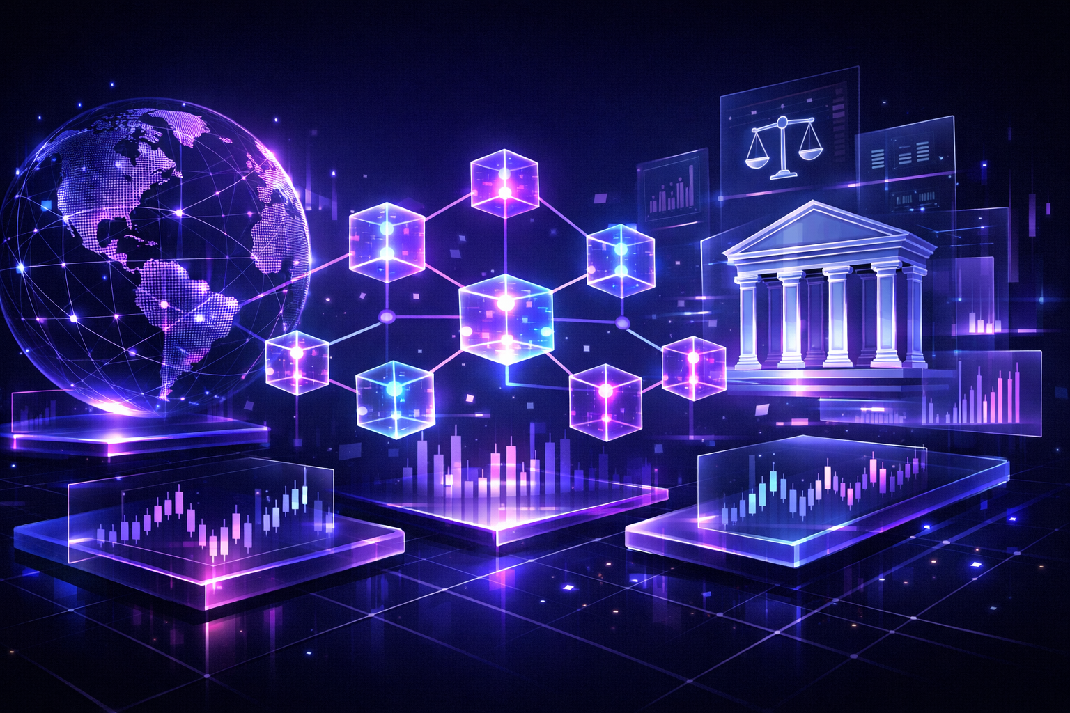 Moody's × Blockchain — Illustration BlockPulseNews