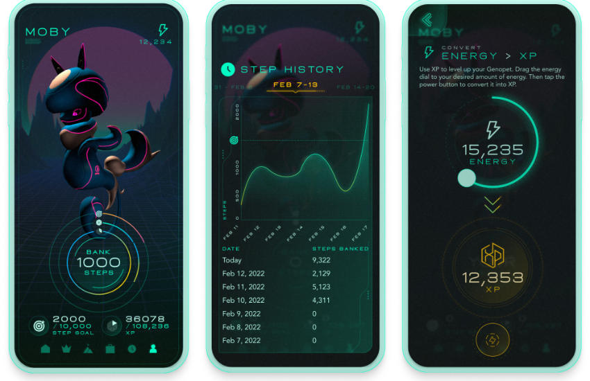 Interface d'évolution